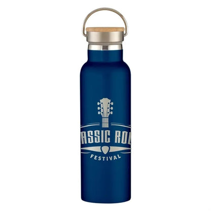 21 Oz. Full Laser Tipton Stainless Steel Bottle With Bamb...