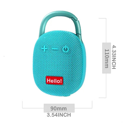 Outdoor Bluetooth 5.2 Speaker with Clip