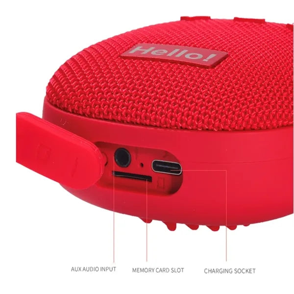 Outdoor Bluetooth 5.2 Speaker with Clip