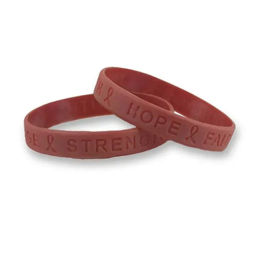 Debossed - 1/2 inch Wristband-HA
