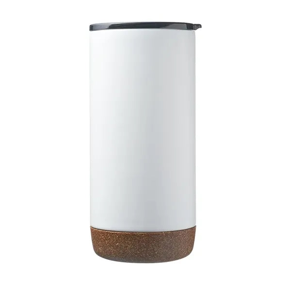 16 Oz. Stainless Steel Travel Mugs W/ Cork Bottom