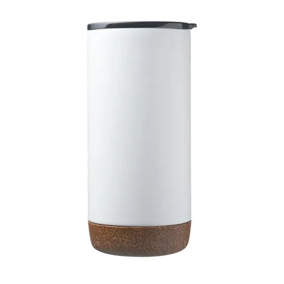 16 Oz. Stainless Steel Travel Mugs W/ Cork Bottom