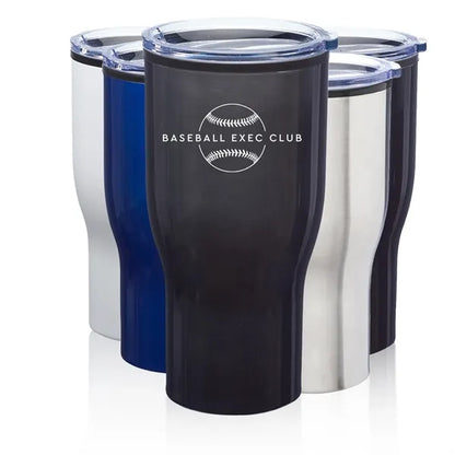 28 Oz. Stainless Steel Travel Mugs W/ Plastic Interior