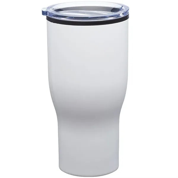 28 Oz. Stainless Steel Travel Mugs W/ Plastic Interior