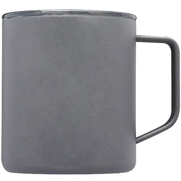 13.5 Oz Double Wall Color Coated Travel Mugs W/ Handles