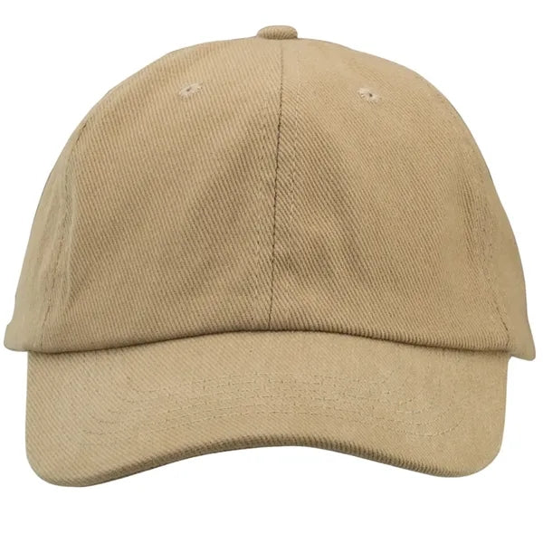 6 Panel Brushed Cotton Unconstructed Caps