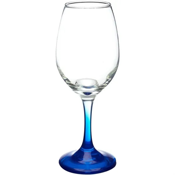 10 oz. Rioja White Colored Glasses W/ Custom Logo