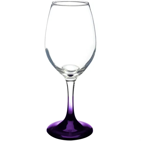 10 oz. Rioja White Colored Glasses W/ Custom Logo