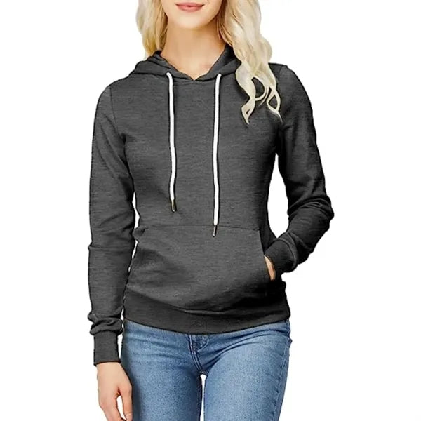 Women's rPET Fleece Hoodie w/ Kangaroo Pocket & Antibacteria
