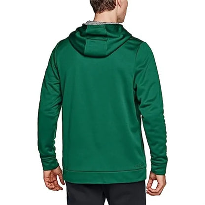 Men's rPET Fleece Pullover Hoodie w/ Pocket & Antibacterial