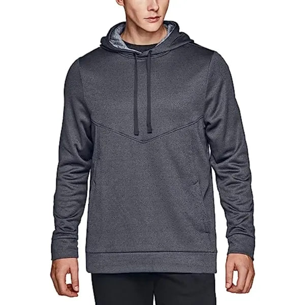 Men's rPET Fleece Pullover Hoodie w/ Pocket & Antibacterial
