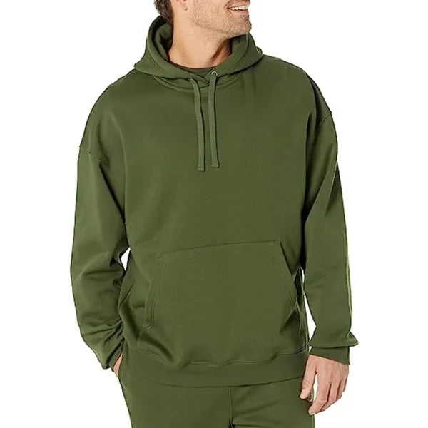 Men's rPET Wrinkle Resistance Fleece Hoodie w/ Pocket