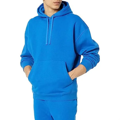 Men's rPET Wrinkle Resistance Fleece Hoodie w/ Pocket