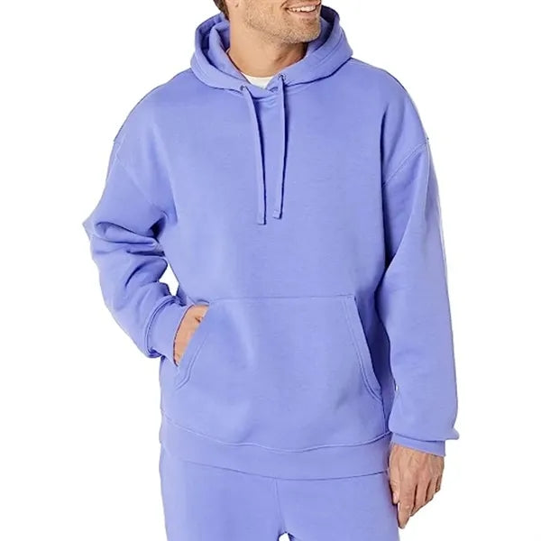 Men's rPET Wrinkle Resistance Fleece Hoodie w/ Pocket