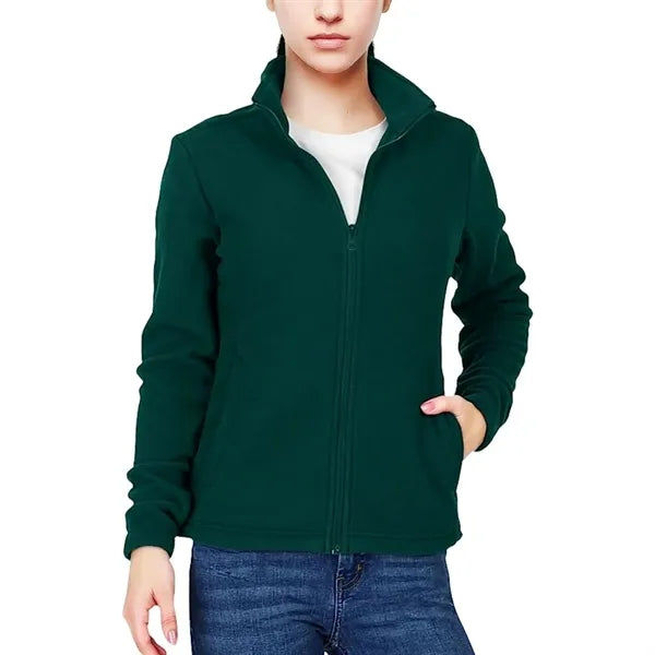 Women's rPET Full Zip Fleece Jacket W/ Antibacterial