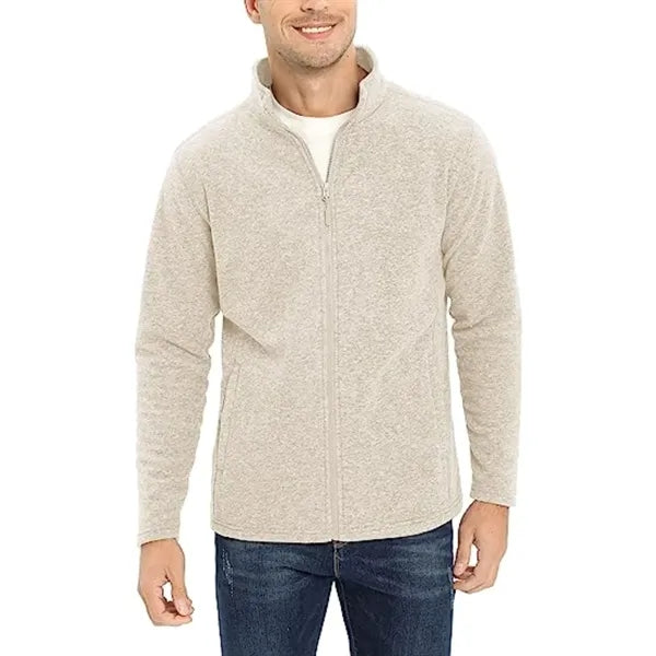 Men's rPET Full Zip Fleece Jacket W/ Wrinkle Resistance