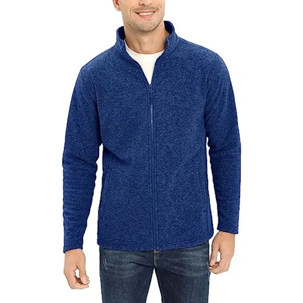 Men's rPET Full Zip Fleece Jacket W/ Wrinkle Resistance