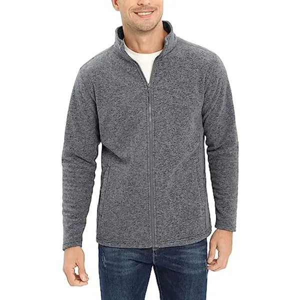 Men's rPET Full Zip Fleece Jacket W/ Wrinkle Resistance