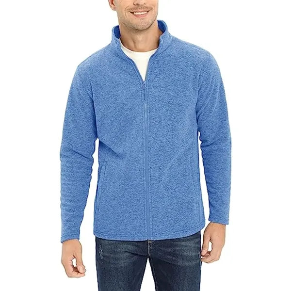 Men's rPET Full Zip Fleece Jacket W/ Wrinkle Resistance