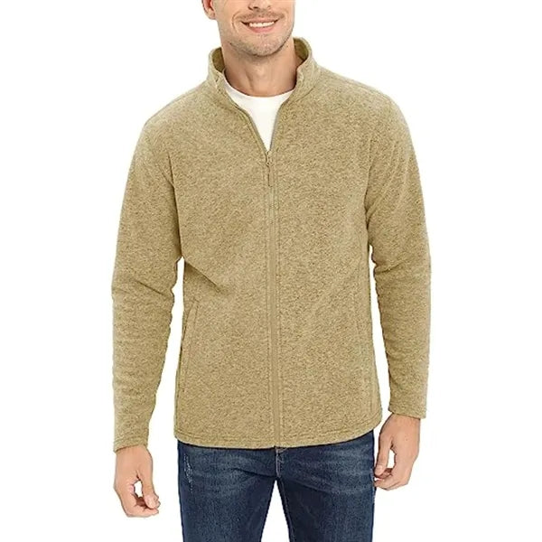 Men's rPET Full Zip Fleece Jacket W/ Wrinkle Resistance