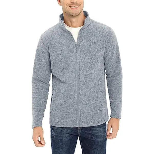 Men's rPET Full Zip Fleece Jacket W/ Wrinkle Resistance