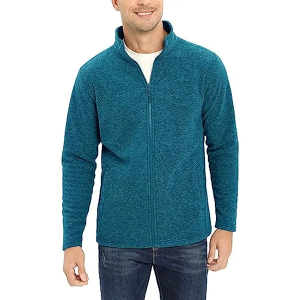 Men's rPET Full Zip Fleece Jacket W/ Wrinkle Resistance