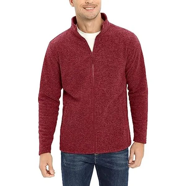 Men's rPET Full Zip Fleece Jacket W/ Wrinkle Resistance
