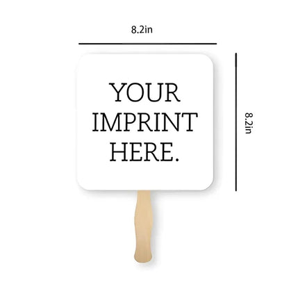 Square Hand Fan with Rounded Corners