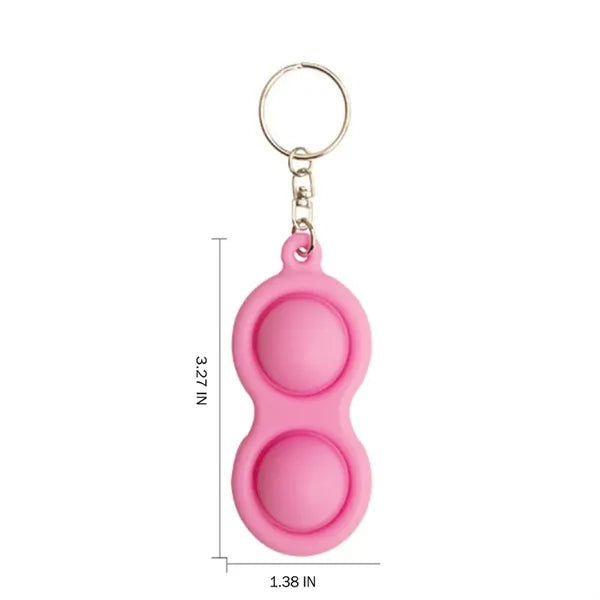 Mini Pop-It Fidget Keychain
