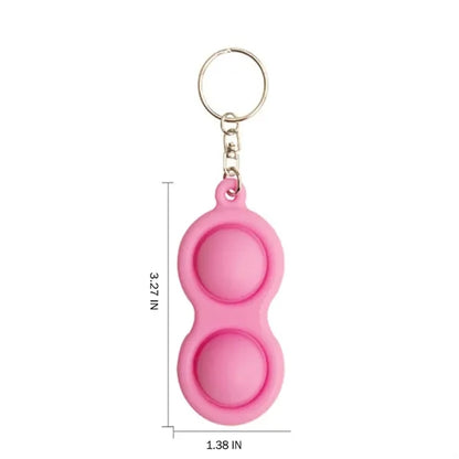 Mini Pop-It Fidget Keychain