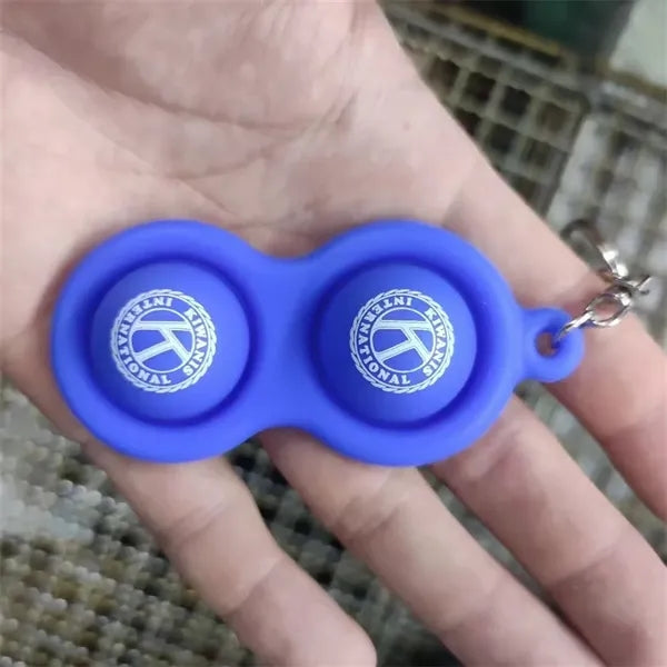 Mini Pop-It Fidget Keychain