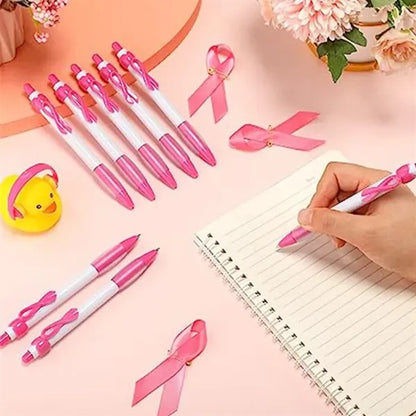 Breast Cancer Awareness Pink Ribbon Pen