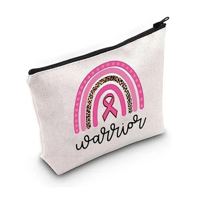 Breast Cancer Awareness Makeup Bag Pink Ribbon Gift
