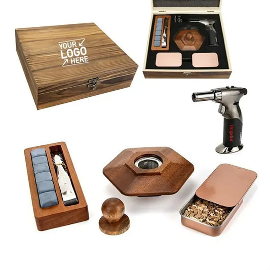 Cocktail Smoker Kit with Torch Ice Stone