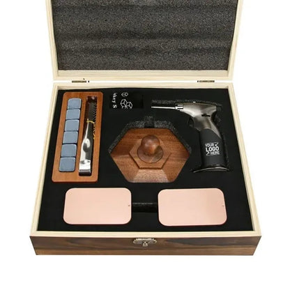 Cocktail Smoker Kit with Torch Ice Stone