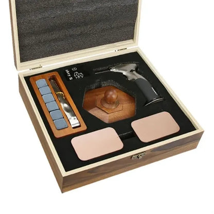Cocktail Smoker Kit with Torch Ice Stone