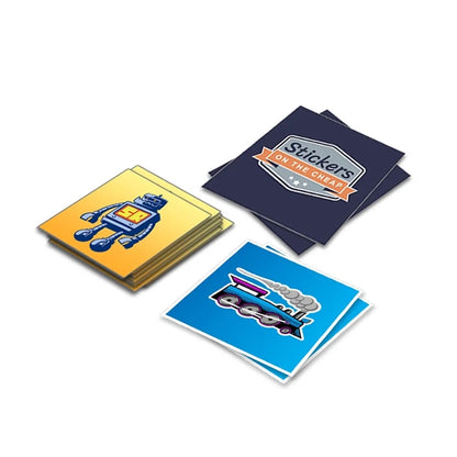 3" x 3" Square Vinyl Full Color Stickers