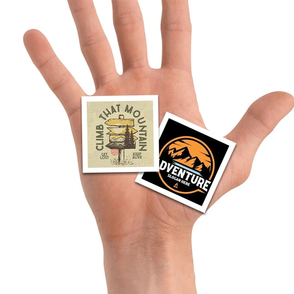 5" x 5" Square Vinyl Full Color Stickers