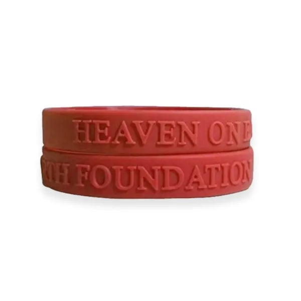 Custom Embossed Silicone Wristbands-AA