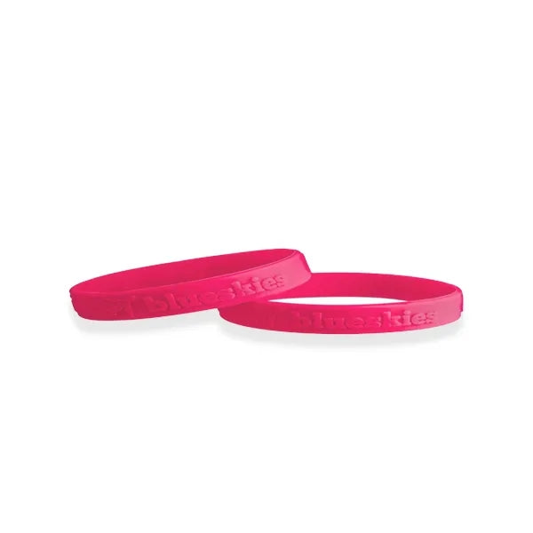 Embossed 1/4 inch Wristband