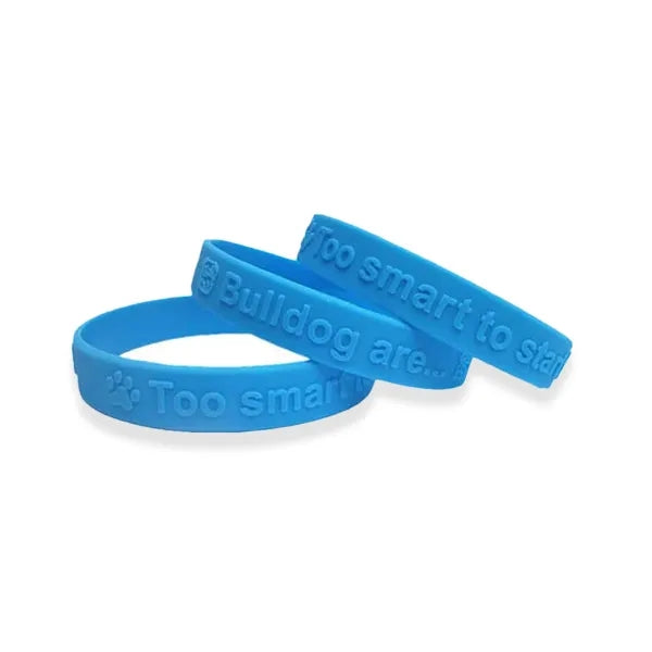 Embossed 1/2 inch Wristband