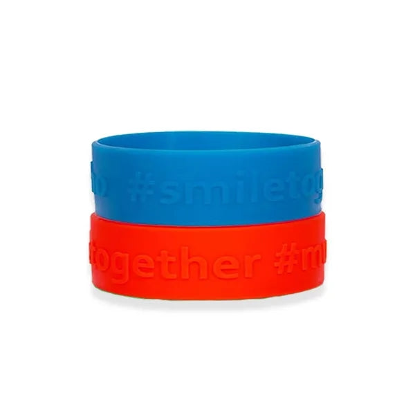 Embossed 3/4 inch Wristband-A