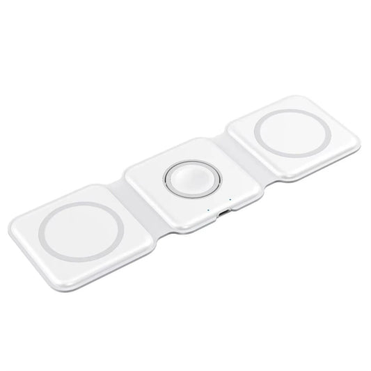 Foldable Soft Plastic 3 in 1 wireless charger