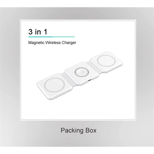 Foldable Soft Plastic 3 in 1 wireless charger