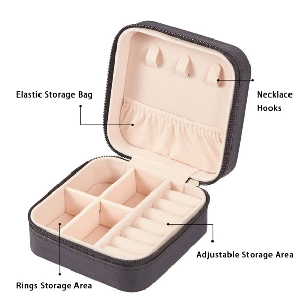 PU Leather Mini Classic Jewelry Case