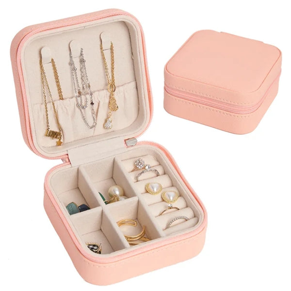 PU Leather Mini Classic Jewelry Case