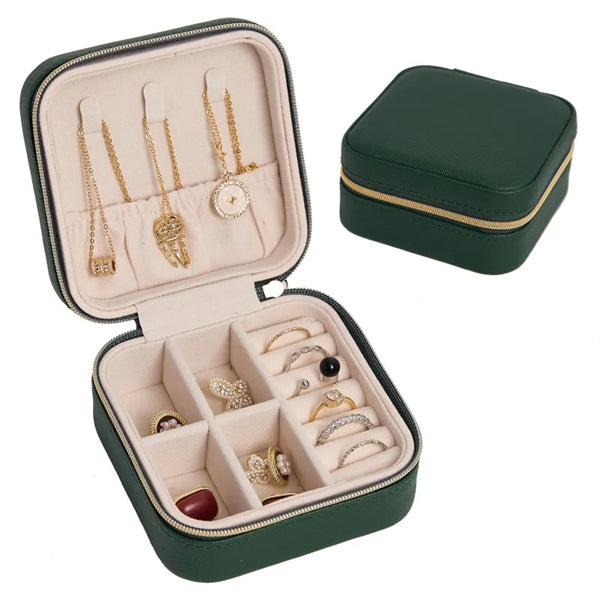 PU Leather Mini Classic Jewelry Case