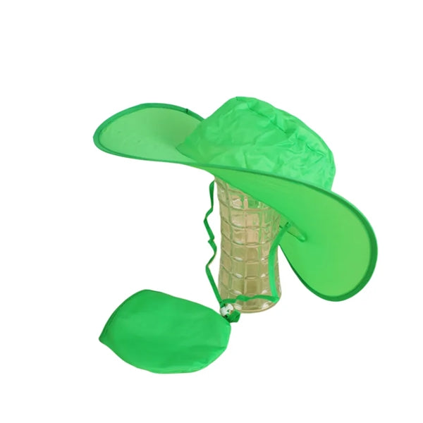 Quick-dry Folding Cowboy Hat With Pouch