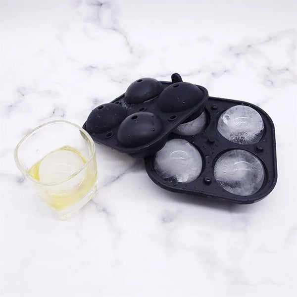Cocktail 4 Ice Ball Maker Silicone