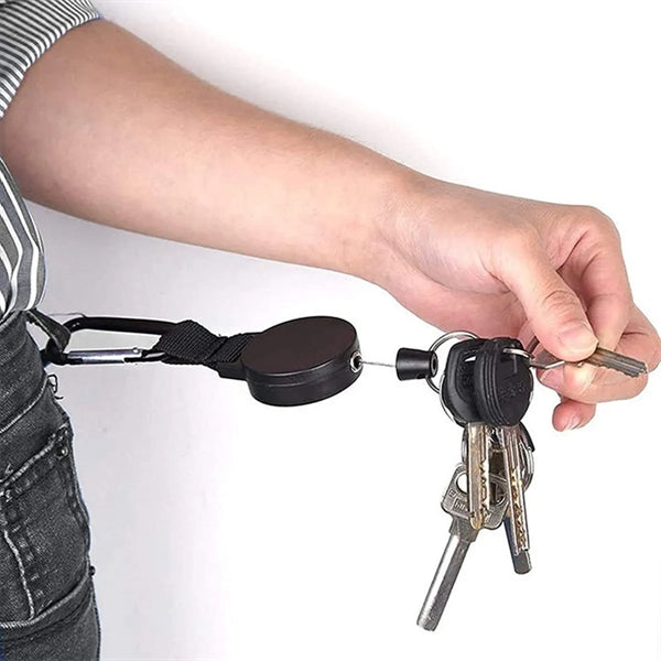 Mountaineering Pulling Retractable Keychain